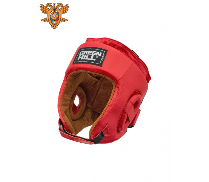 Шлем для рукопашного боя "Green Hill" FIVE STAR Approved OFRB красный р.S